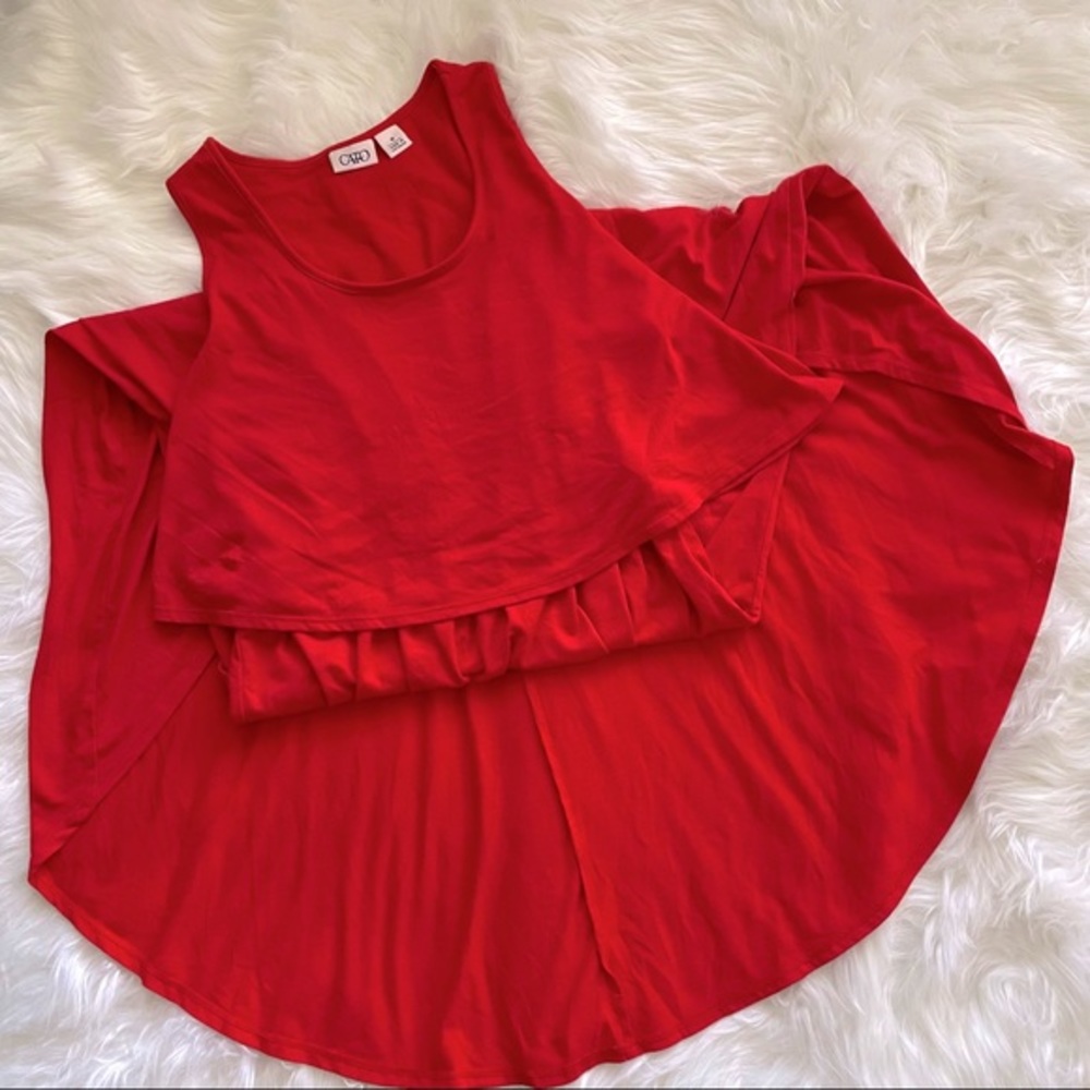 Cato Red High-Low Dress